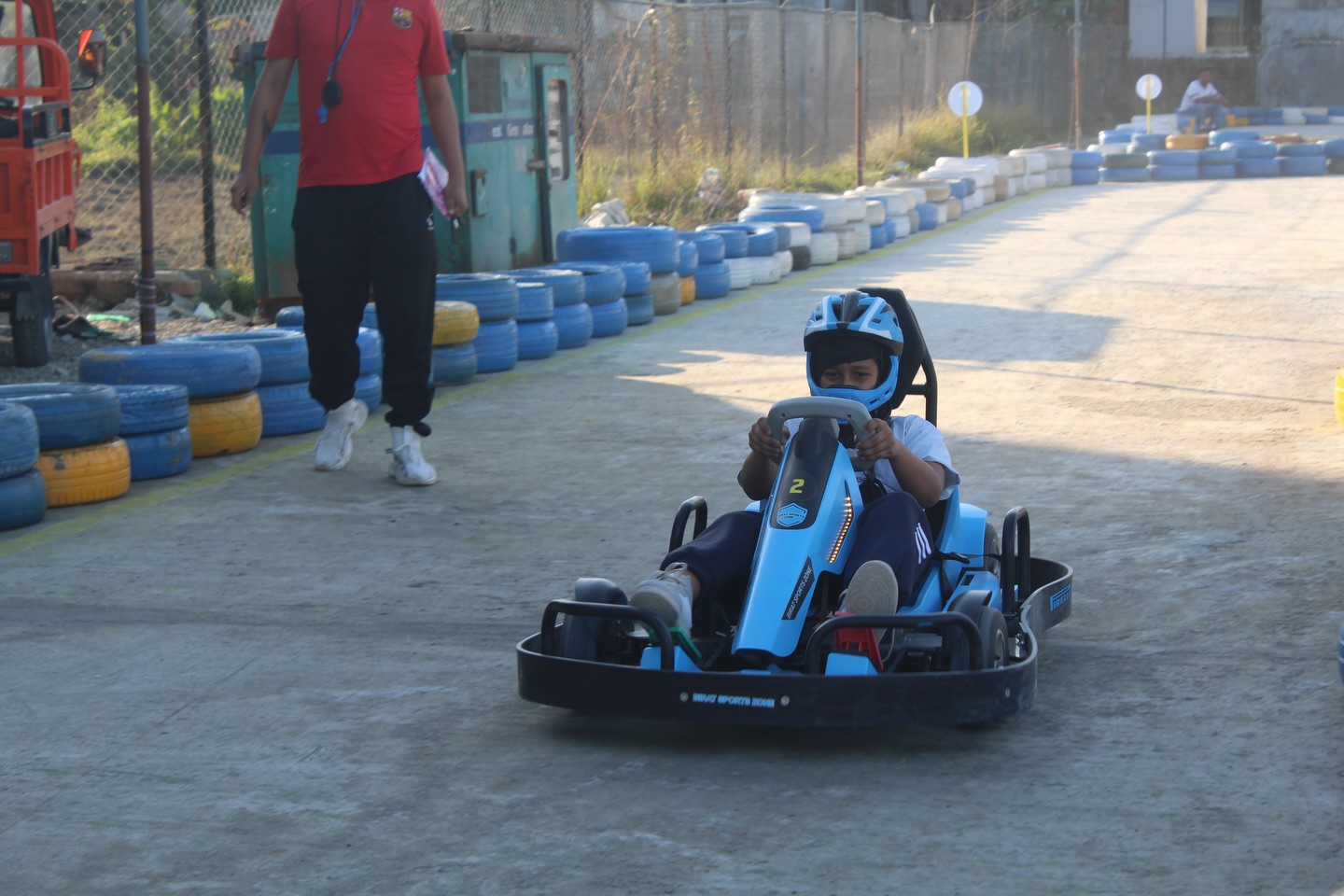 Indoor badminton court at Birat Sport Zone