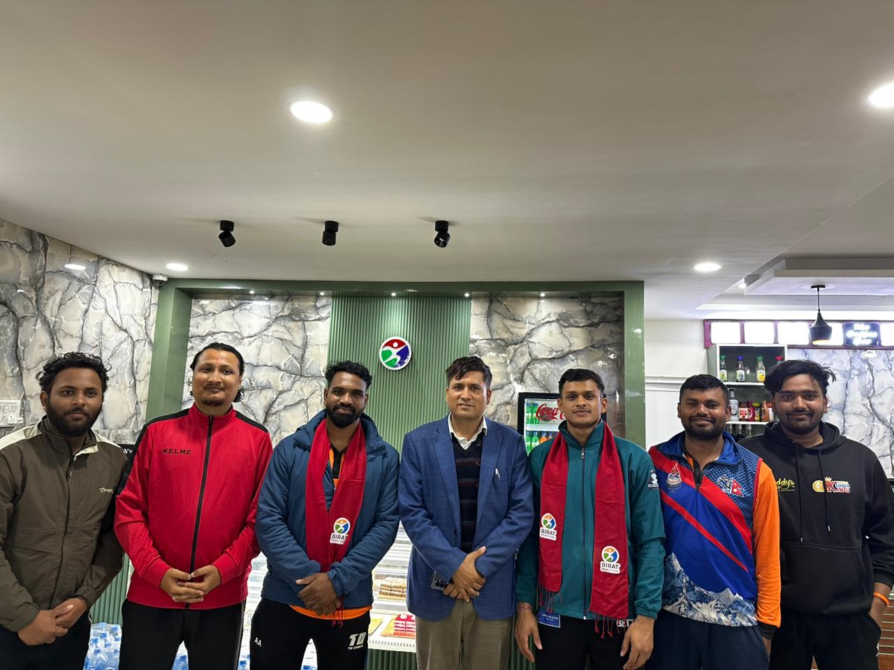 Mr. Adil Alam & Mr. Trit Das at Birat Sports Zone 🏏